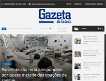 Tablet Screenshot of gazetadoestado.com.br